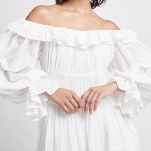 Abiti Lunghi da Donna con Spalle Scoperte all'Ingrosso, Eleganti Vestiti Casual Personalizzati - Product Image 4