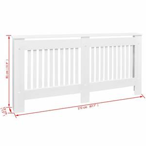 Moderne <span class=keywords><strong>Mdf</strong></span> Blanc Peint Gril En bois Maison En Bois Réglable <span class=keywords><strong>Radiateur</strong></span> Couverture Armoires - Product Image 3