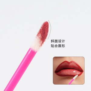 Pincel desechable para labios con mango hueco, herramienta de belleza portátil, pincel para labios con acabado flocado, pincel especial para maquillaje de labios. - Product Image 3