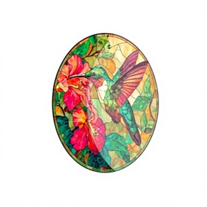 <span class=keywords><strong>Attrape</strong></span>-soleil en acrylique à faire soi-même, puzzle à suspendre à la fenêtre, 7,4 pouces, 83 pièces, <span class=keywords><strong>attrape</strong></span>-soleil en verre coloré, cadeau idéal pour maman et la famille - Product Image 4