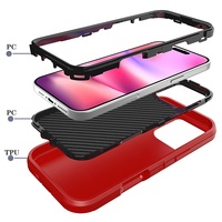 Coque de téléphone Defender Armor de qualité supérieure pour iPhone 11 12 13 Mini 15 16 Plus 17 Pro Max, protection contre les chocs, coque arrière