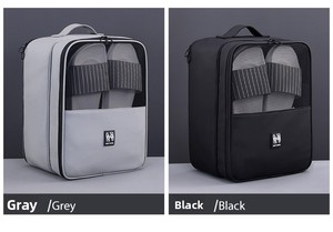 Sac de voyage extra-large en PU avec fermeture éclair pour le rangement de luxe léger des pantoufles, des chaussures de basketball, de football, de badminton et des chaussures de sport - Product Image 2