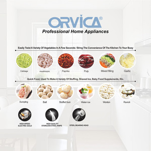 ORVICA Cross-Border Stainless Steel Meat <b>Grinder</b>, <b>Small</b> Household Blender, Large Capacity Multi-functional Food Processor - Product Image 1
