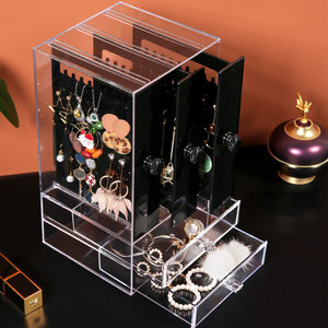 ชั้นวางของในห้องน้ำชั้นวางของพลาสติกอะคริลิคใสออกแบบได้ตามต้องการ - Product Image 1