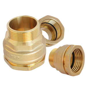 Composants personnalisés YOD, service d'usinage CNC de précision, réducteur de filetage mâle-femelle en laiton 3/4 x 1/2 pouce, haute pression, poli - Product Image 4