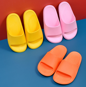 Chaussons pour enfants à bout ouvert antidérapants, chaussures de bain pour la maison, pantoufles d'été à semelle souple pour bébés et jeunes enfants - Product Image 2