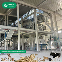 Nouvelle machine de fabrication d'aliments pour animaux de ferme en acier inoxydable 1-100t/h, ligne complète de production de granulés d'aliments pour animaux