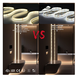Tira de Luz LED COB PERFECT, Totalmente Transparente, de Cobre Real, Impermeable IP68, Flexible, de un Solo Color, 480eds/m, 8mm, sin Puntos, DC12V/24V - Product Image 3