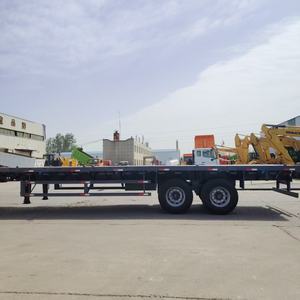Semirremolque de Plataforma Plana de 2/3/4 Ejes de Alta Capacidad de Carga, Precio Directo de Fábrica, para Transporte de Mercancías - Product Image 2