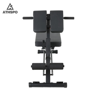 Bán buôn đa chức năng trở lại mở rộng cơ bản thiết bị tập thể dục ngồi lên băng ghế dự bị có thể gập lại tập luyện băng ghế dự bị với sức đề kháng ban nhạc - Product Image 4