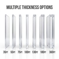 Porte-cartes magnétiques en acrylique transparent, directement de l'usine, 35PT 55PT 100PT, protection UV, étuis pour cartes One Touch pour jeux TCG
