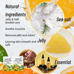 Cristal Cuidado DE LA PIEL Hidratante Lavanda Gel Jalea <span class=keywords><strong>Spa</strong></span> Orgánica Baño de pies Sal Cristal Barro Baño de pies Masaje corporal Sal de pies - Product Image 2