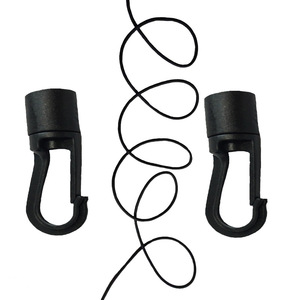 Outdoor <b>Elastic</b> Hook <b>Cord</b> 5mm 150cm With Locking Clip For Boat Kayak Replacement Repair - Product Image 2