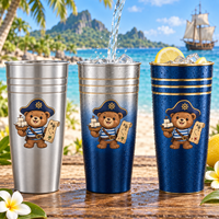 Gobelets en aluminium personnalisables à changement de couleur, réutilisables pour boissons froides, pour mariages, festivals et promotions, pour fêtes et événements