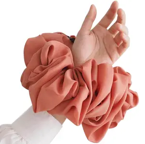 Groothandel Oversized Haar Scrunchies Accessoires Elastische Haarbanden Nieuwe Aankomst Haar Scrunchies Maleisië Moslim Hijab