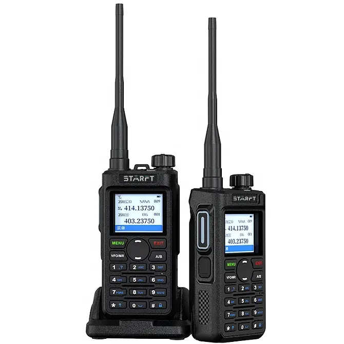 Starft UV58D AES256 NOAA Digital Dual Band Squelch uhf talki vhf walki Função Offline DTMF rádio em dois sentidos