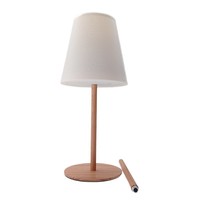 Lampe de table LED étanche pour salle de bain, sans fil, rechargeable, à charge rapide, protection oculaire, lumière ambiante à changement de couleur pour