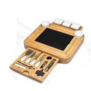 Tavole di salumi Set regalo di salumi bordo di formaggio di bambù Set di bordo regalo per i regali di riscaldamento della <span class=keywords><strong>casa</strong></span> della <span class=keywords><strong>mamma</strong></span> - Product Image 1