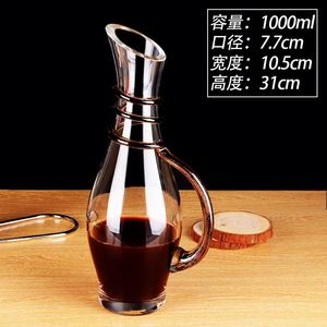 Glass Bottle <strong>Wine</strong> <strong>Decanter</strong> Poure <strong>with</strong> Glass <strong>Stopper</strong> - Product Image 5