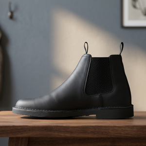 Bottes Chelsea en cuir PU pour hommes, personnalisées, de haute qualité, à lacets, style rétro classique, antidérapantes, pour l'hiver, idéales pour le dropshipping - Product Image 3