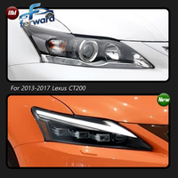 Pour les modèles Lexus CT 13-17, mise à niveau vers les phares à lentille carrée de dernière génération, 4 yeux matriciels, entièrement LED avec 6 feux de croisement / 8 feux de route
