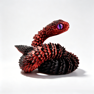 2026 Hot Selling Frozen Style Toy Snake Christmas Party Decorations <strong>3d</strong> Printed <strong>Animal</strong> Suitable for Creative Trend Gifts - Product Image 6