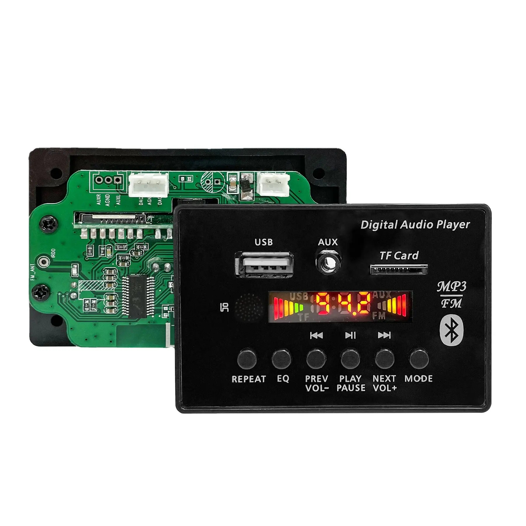 5V LCD mp3 decoding board Bluetooth module Car power amplifier audio decoder accessories power amplifier board