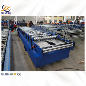 고속 금속 골판 철판 지붕 패널 롤 성형 기계 골판 타일 제조 기계 - Product Image 3