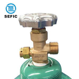 Cilindro de <span class=keywords><strong>gas</strong></span> de hidrógeno 6M3 40L 150bar oxígeno nitrógeno argón helio CO2 con válvula y tapa CGA540 - Product Image 5