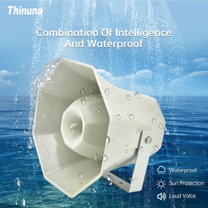 Thinuna MHS-50S Altoparlante a Tromba Full Range 50W/100W Sistema di Diffusione Sonora PA Impermeabile per Interni/Esterni Attivo e Alimentato - Product Image 6