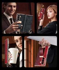 เคสโทรศัพท์ <span class=keywords><strong>Samsung</strong></span> Z <span class=keywords><strong>Fold</strong></span> 8 ultra ลายหนังจระเข้ แบบฝาพับแม่เหล็ก พร้อมสายคล้องมือ ใช้ได้กับ <span class=keywords><strong>Samsung</strong></span> Z <span class=keywords><strong>Fold</strong></span> 8765 - Product Image 3