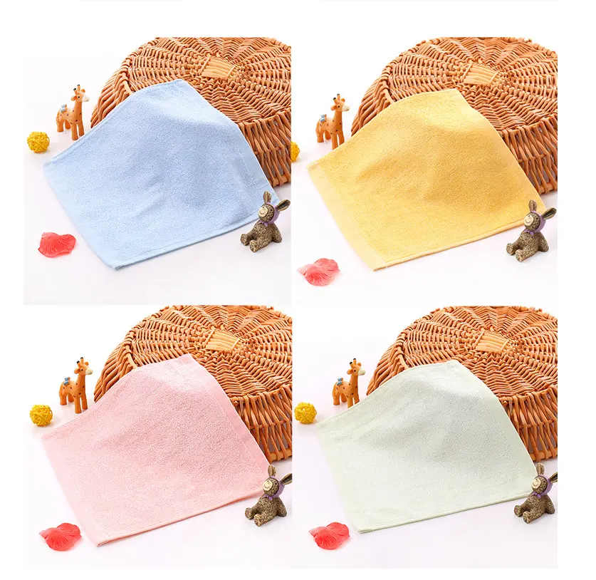 cotton baby towel napkin diaper bath towel sets with a toy baby mouth baby towel set newborn