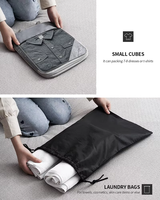 Nouveautés : Ensemble de 6 cubes de rangement pour bagages, accessoires de voyage, ensemble de sacs organisateurs personnalisés