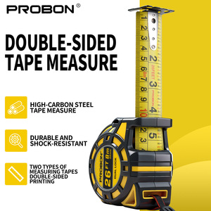 Probon Tape Measure 26Ft 8M 32Mm Dual Lock Steel Blade Automatic Return Metric - Product Image 5