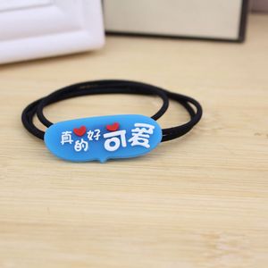 Élastiques à cheveux créatifs en silicone multicolores – Accessoires décontractés pour cheveux - Product Image 4
