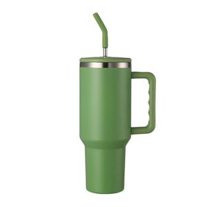 Gobelet de voyage isotherme H3.0 avec poignée, 40 oz, couvercle et paille, antidérapant, OEM ODM, marque personnalisée - Product Image 1