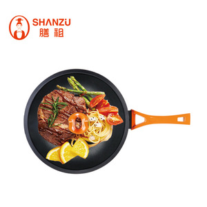Shan Zu Black Crystal Frying Pan 26cm Nonstick Maifan Stone Color For Home Use - Product Image 2