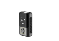 Compresseur d'air numérique portable 12V ABS avec moniteur de pression des pneus, lumière d'urgence, écran LCD, 25L/min pour pneus de vélo et de moto