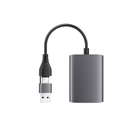 Adaptor Multi Monitor, 2 In 1 USB 3.0 A USB C USB-C tipe-c ke Dual HDMI MST 4K 60Hz untuk Windows Android Mac OS