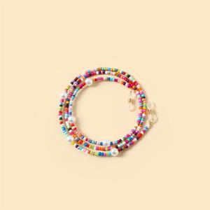 Cadena de perlas de vidrio hecha a mano de 70 cm para gafas, para el cuidado de gafas, Primavera 2025 - Product Image 4