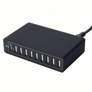 Produits <span class=keywords><strong>les</strong></span> plus vendus <span class=keywords><strong>2021</strong></span> : chargeur rapide pour téléphone portable 60W, chargeur USB portable multi-ports 10 ports, 5V 2.4A max - Product Image 3