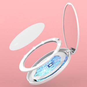 Cosmetic Mini Dimmable Led Handheld Rechargeable Pocket <b>Mirror</b> with Light Beauty Lighted for Make up - Product Image 3