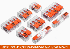 コンパクトスプリシングコネクタ2P 2500 PCバッグWAGコネクタ221-412 216-108の全製品を販売 - Product Image 6