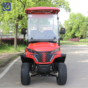 Carrito <span class=keywords><strong>de</strong></span> Golf Eléctrico <span class=keywords><strong>de</strong></span> 4 Plazas con Batería <span class=keywords><strong>de</strong></span> Litio <span class=keywords><strong>de</strong></span> 72V, Homologado para Circular por la Calle, Diseño Elevado para Complejos Turísticos - Product Image 4