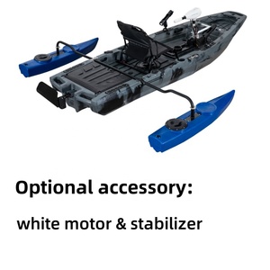 Kayak modulaire motorisé LSF de 2,8 mètres avec hélice en plastique pour lac ou rivière, kayak détachable - Product Image 4