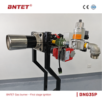 Niedrigemissionen-Brenner BNG150P Zweistufiger Energiesparender Industrieller Heizungsbrenner für Brennöfen und Dampfkessel