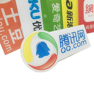 Autocollant de logo de marque pour microphone de station de base en acrylique pour petit présentateur d'interviews télévisées - Product Image 5