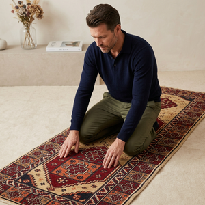 Customizable Modern Afghan Oushak Design Hand Knotted <b>Wool</b>/Silk Rug 5x8 6x9 9x12 Washable Prayer Picnic Home Various Sizes - Product Image 1