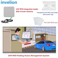 Lecteur RFID UHF RU661 Distance de lecture de 5 à 6m avec LED verte-RS232/WG26/USB/RELAIS/Ethernet pour la gestion des véhicules