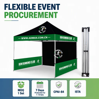Tente Pliante Personnalisable 3x3 pour Événements, Barnum Promotionnel, Kiosque Publicitaire, Chapiteau de Mariage, Gazebo, Stand d'Exposition